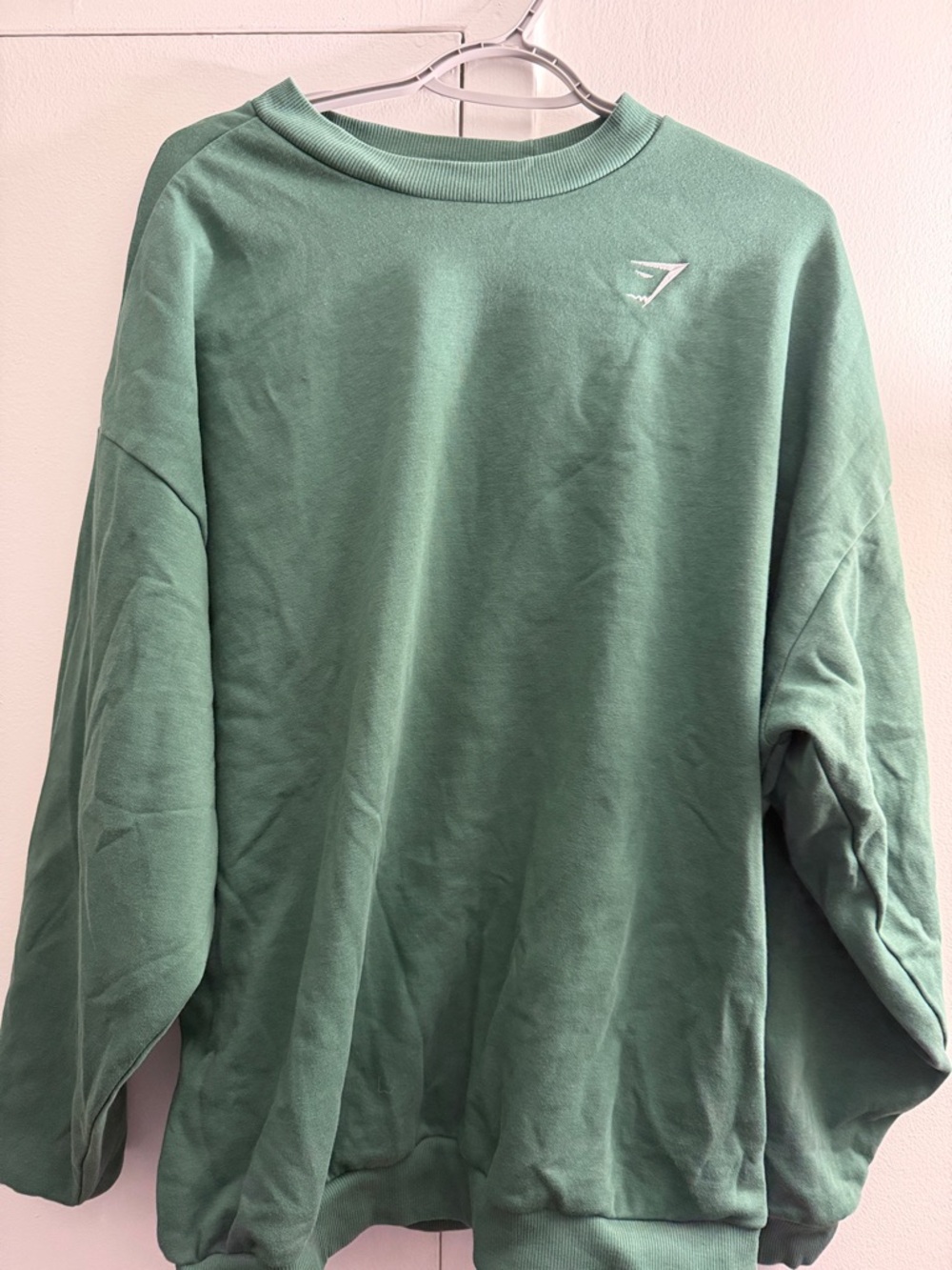 Gymshark Pullover Sweatshirt in Sage Green